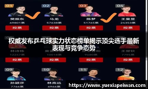 权威发布乒乓球实力状态榜单揭示顶尖选手最新表现与竞争态势
